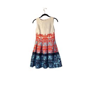 NWT Untwine It Woman’s Fit & Flare Sleeveless Multicolored Lined Dress S/sm